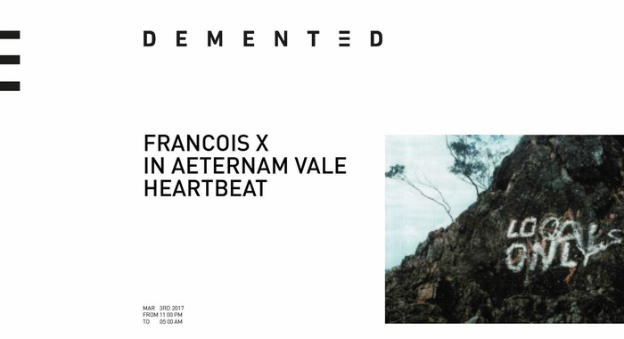 Dement3d Night : Francois X, Heartbeat, IAV au Sucre