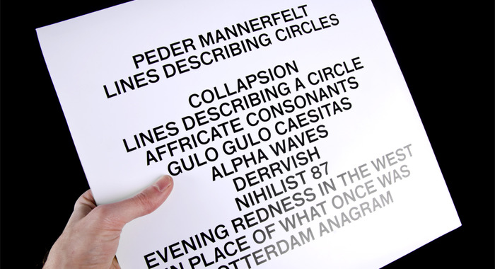 Peder Mannerfelt: Lines Describing Circles
