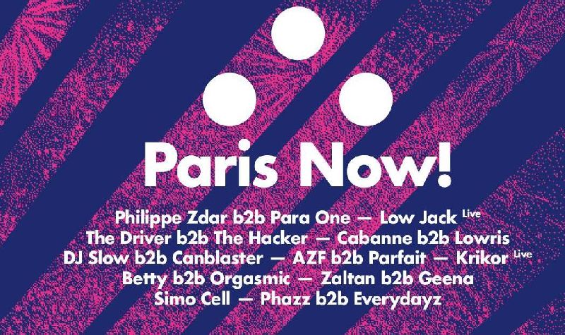 RBMA Paris et la Gaîté lyrique présentent : Paris Now! RBMA avec Philippe Zdar, Low Jack, Etienne Jaumet, Zaltan, Geena, Krikor...